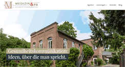 Desktop Screenshot of medizin-pr.de